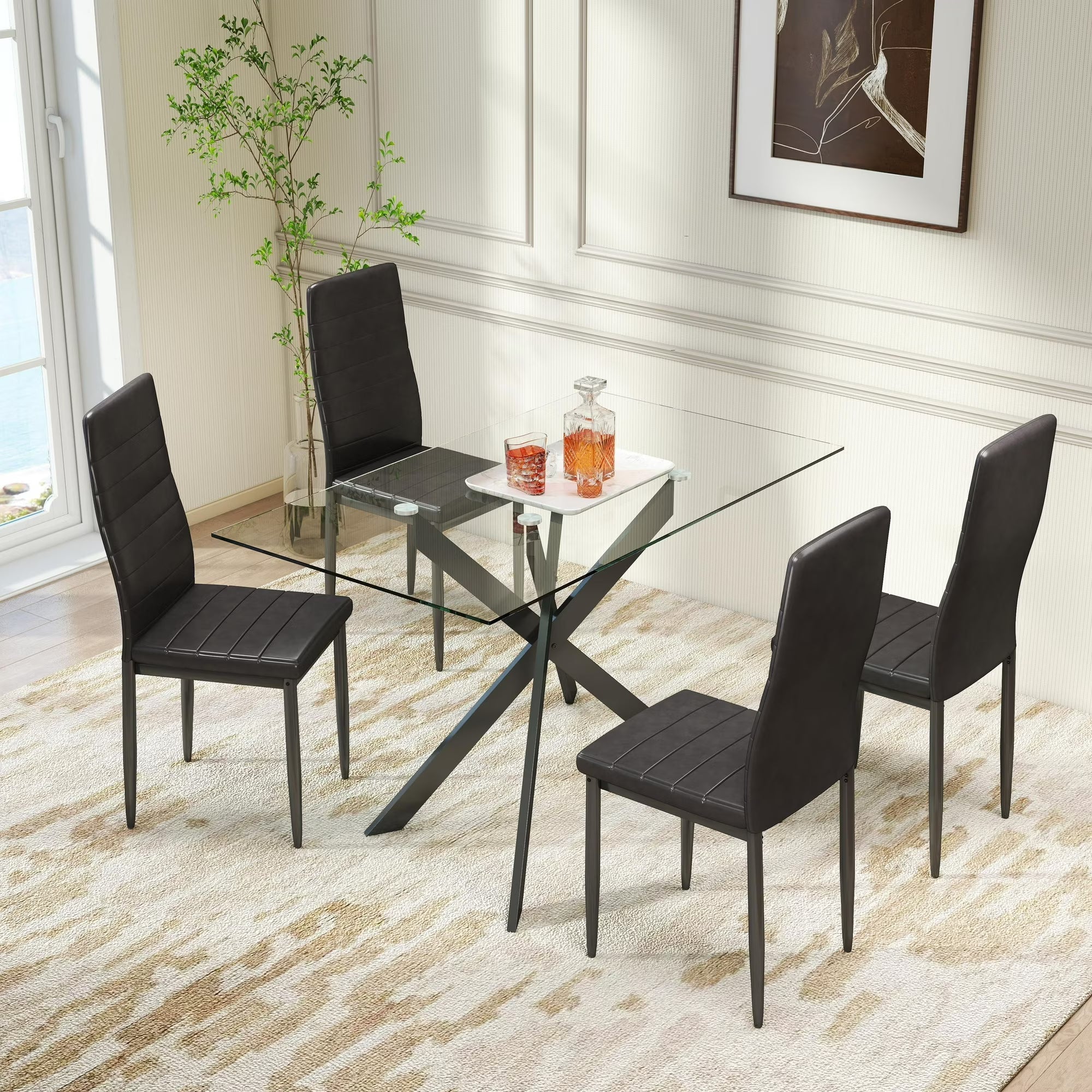Style Meets Function: The Holaki Modern Glass Dining Table for Everyday Living