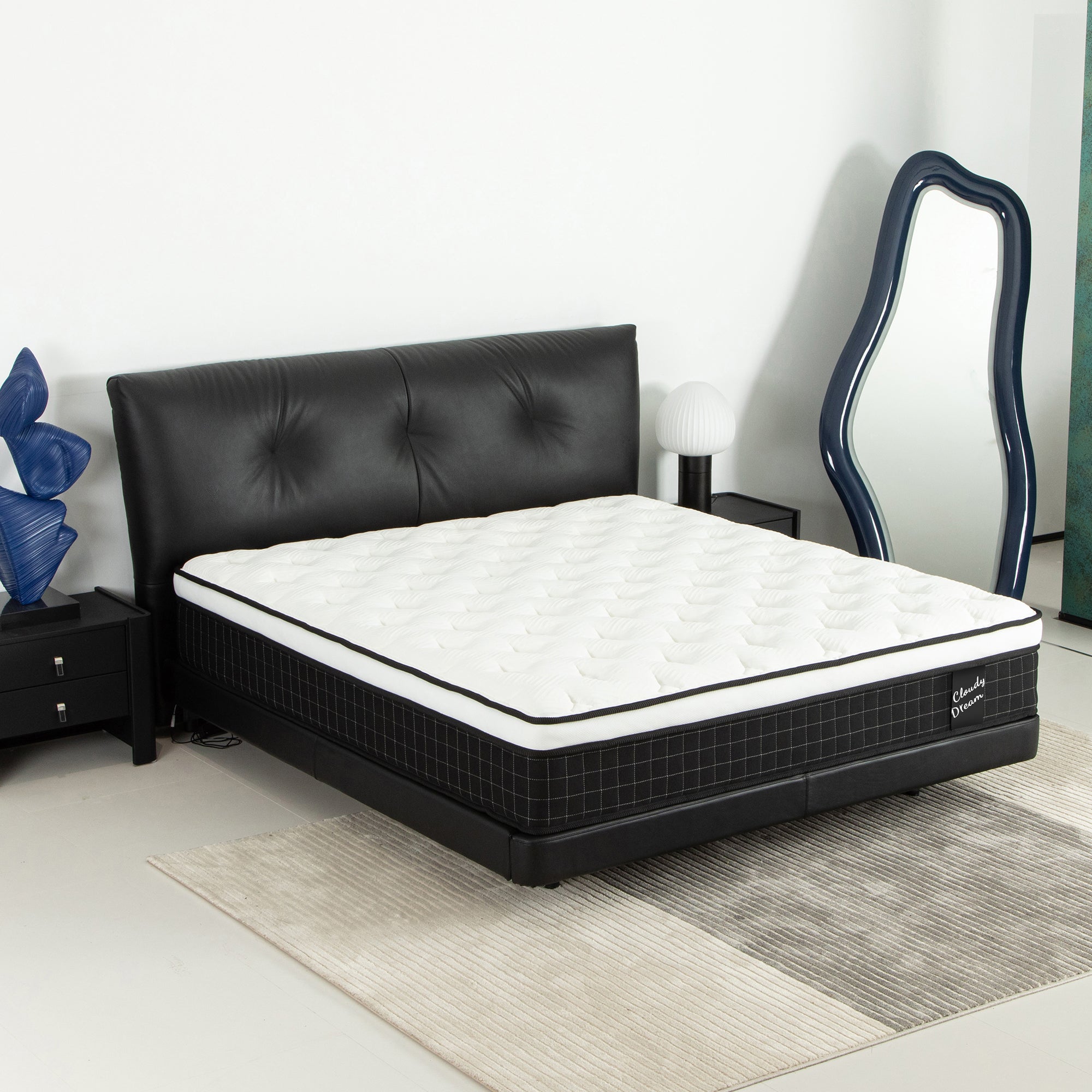 Holaki Queen Size Mattress, 12 Inch Hybrid Memory Foam Mattress in a Box with Pocket Springs for Cool Night & Pressure Relief, Queen Mattress Medium Firm, CertiPUR-US, OEKO-TEX