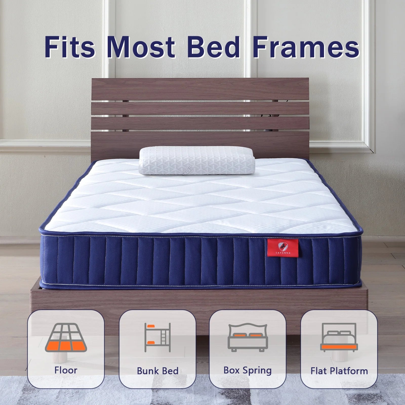 Twin Mattress for kids, Holaki 6" Memory Foam and Spring Hybrid Mattress in a Box, Cool Individual Pocket Spring Mattress with Medium Soft, Breathable Fabric & Adaptive Support, CertiPUR-US
