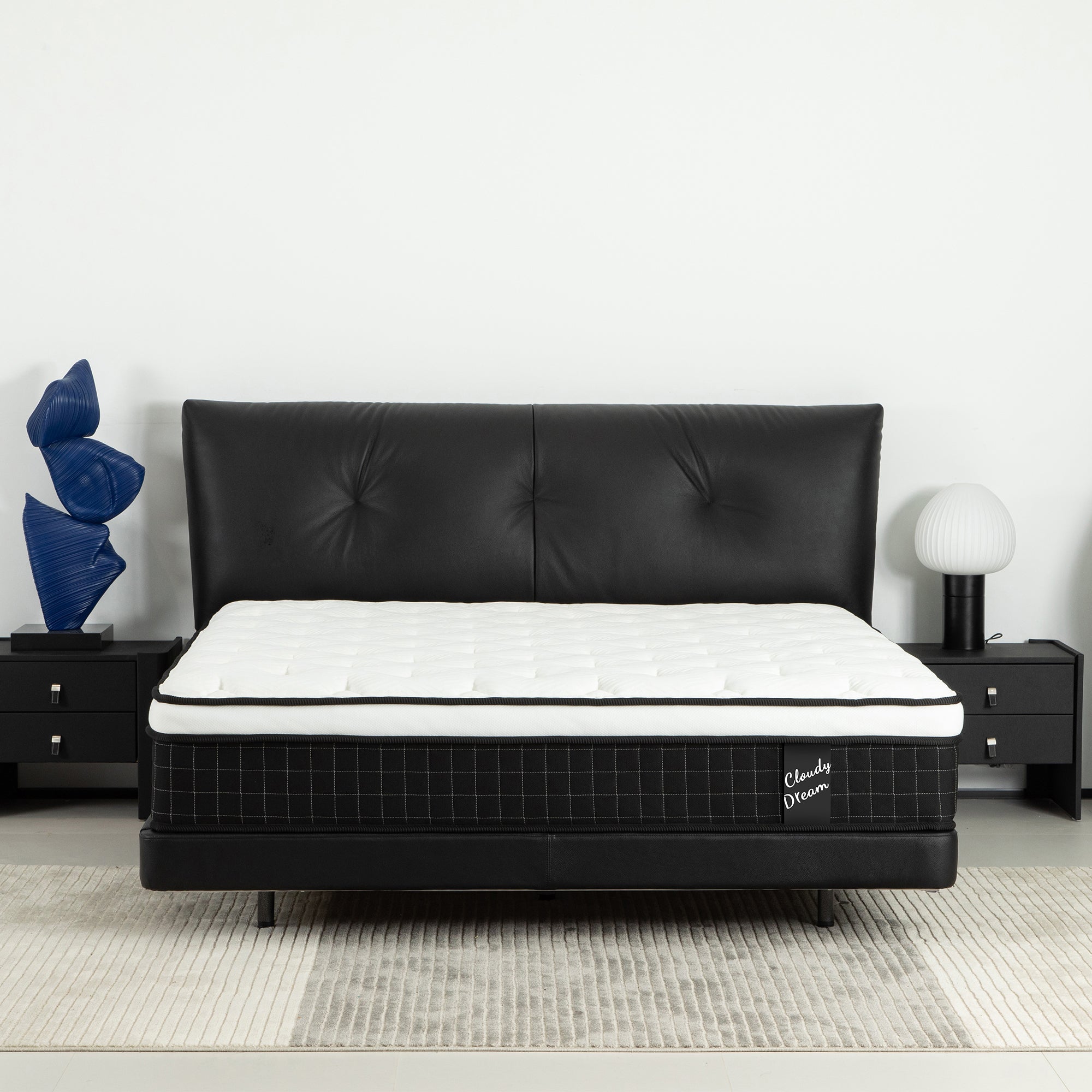 Holaki Queen Size Mattress, 12 Inch Hybrid Memory Foam Mattress in a Box with Pocket Springs for Cool Night & Pressure Relief, Queen Mattress Medium Firm, CertiPUR-US, OEKO-TEX